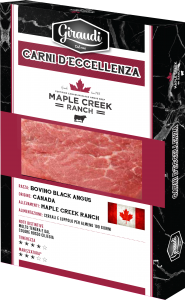 Carni d'eccellenza | Giraudi | Carne | Packaging Maple-Creek